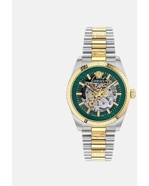 Versace Millenyium Automatic Skeleton Reloj - Blanco