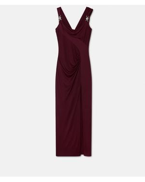 Versace Draped Dress - Purple