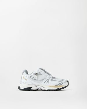 Versace Icaro Leather Trainers - White