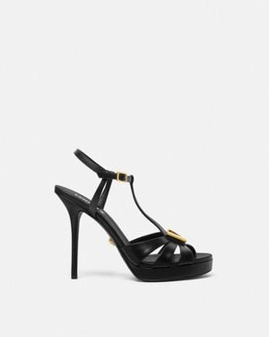 Versace Sandal T.120 Calf Leather - Black