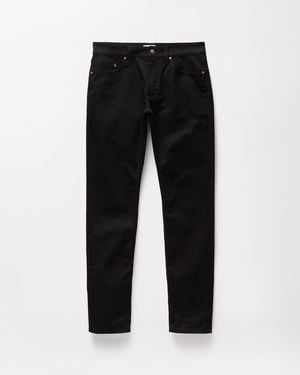 Versace Embroidered-Detail Slim Jeans - Black