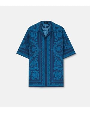 Versace Silk Shirt - Blue