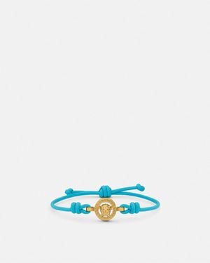 Versace Medusa '95 Bracelet En Cuir - Bleu