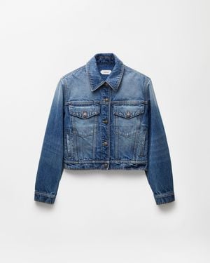Versace Denim Blouson - Blue