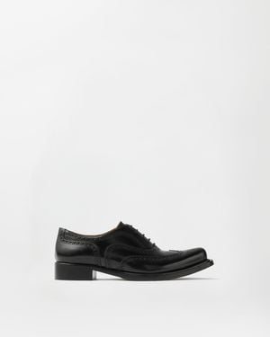 Versace Maverick Leather Derby Shoes - White