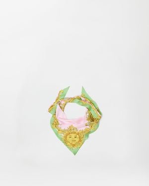 Versace Bandana De Sarga Estampada - Blanco