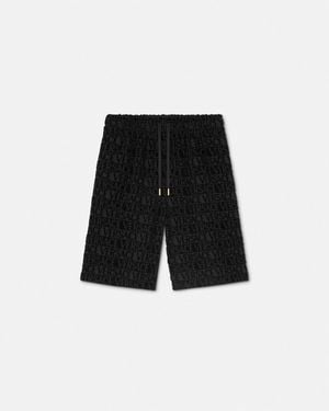 Versace I Baroque Bermuda Shorts - Black