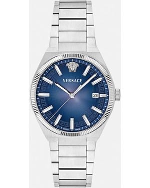 Versace V-Leo Watch - Blue