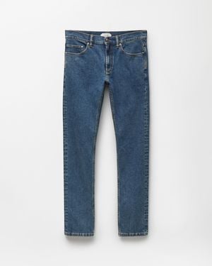 Versace Bestickte Slim-Jeans - Blau