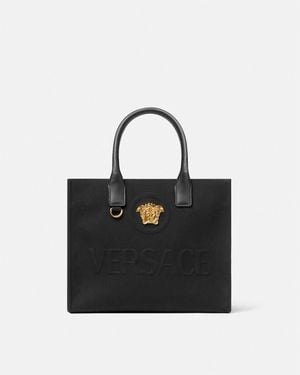 Versace Borse a Mano Tessuto Nero