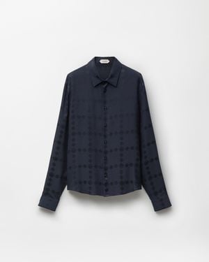 Versace Camicia Slim - Blu