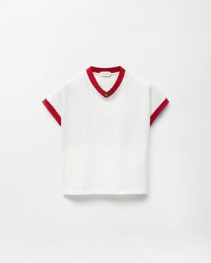 Versace Stretch Cotton-Jersey T-Shirt - White