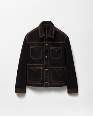Versace Denim Blouson - Black