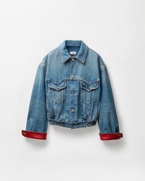 Versace Denim Blouson - Blue