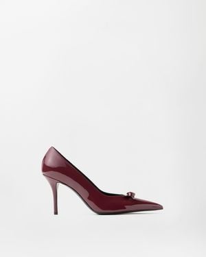Versace Camille Patent Leather Pumps 85 Mm - Multicolour