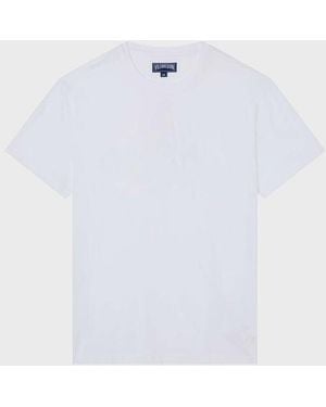 Vilebrequin Organic Cotton T-Shirt Tropicalissimo - White