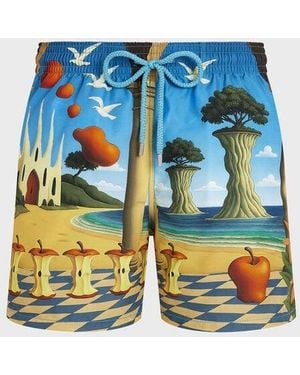 Vilebrequin Swim Trunks Eden - X 3.paradis - Swimwear - Moorea - Blue - Size L