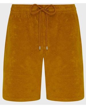 Vilebrequin Terry Bermuda Shorts Solid - Yellow