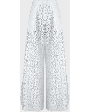 Vilebrequin Pants Flowers Lace - White