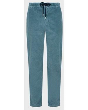 Vilebrequin Elastic Waist Trousers Velvet - Blue
