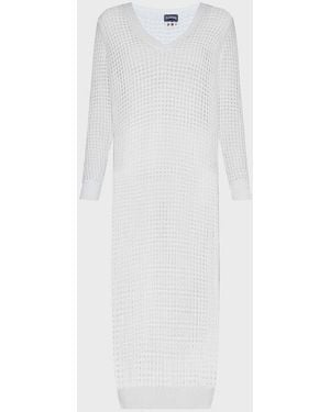 Vilebrequin Crochet T-shirt Dress Solid - Dress - Lysia - White - Size Xs
