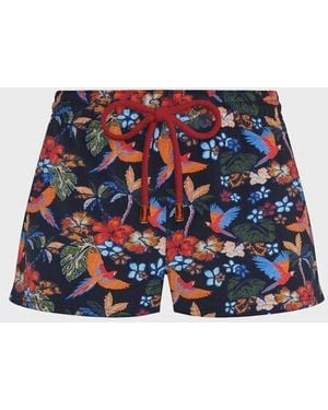 Vilebrequin Short De Bain Stretch Femme Salva - Bleu