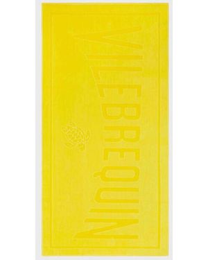Vilebrequin Solid Cotton Beach Towel - Yellow