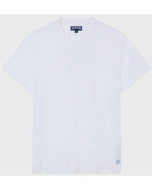 Vilebrequin Cotton T-Shirt Tropicalissimo - White