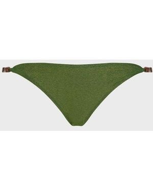 Vilebrequin Mini Brief Bikini Bottom Iridescent Jersey - Green