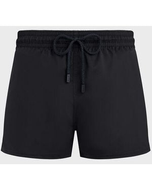 Vilebrequin Swimwear Short And Fitted Stretch Solid - Blue