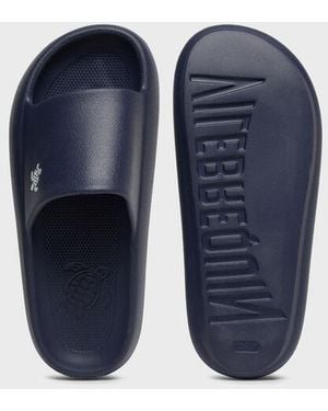Vilebrequin Beach Sliders Small Turtle - Blue