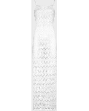 Vilebrequin Long Mesh Dress - White