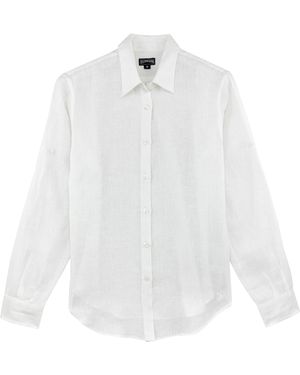 Vilebrequin Fondant Linen Shirt - White