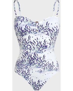 Vilebrequin Bandeau One-Piece Swimsuit - White