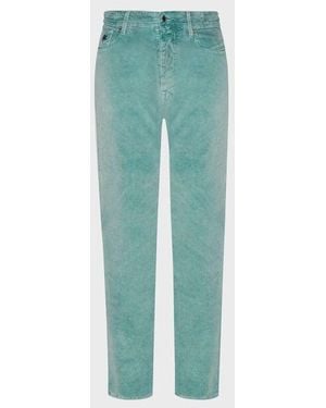 Vilebrequin 5-pockets Corduroy Trousers 1500 Lines - Green