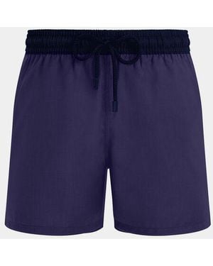 Vilebrequin Wool Swim Trunks Super 120 - Blue