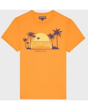 Vilebrequin Organic Cotton T-Shirt City - Orange