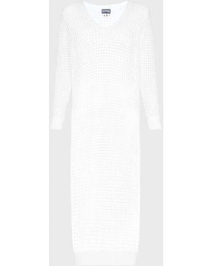 Vilebrequin Crochet T-shirt Dress Solid - Dress - Lysia - White - Size Xs