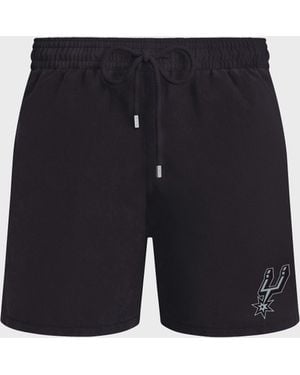 Vilebrequin Swim Trunks - X San Antonio Spurs - Swimwear - Motu - Black - Size Xxxl - Blue