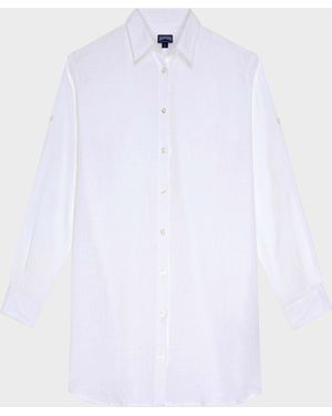 Vilebrequin Shirt Dress Solid - Shirt Dress - Fragance - White - Size Xs