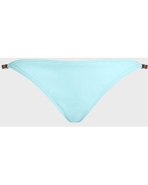 Vilebrequin Bas De Maillot De Bain Uni Culotte Mini Femme Perle - Bleu