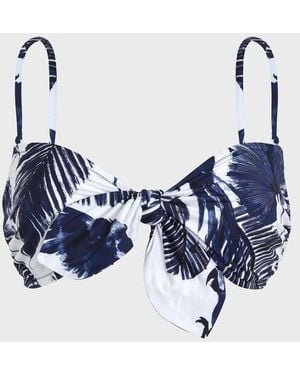 Vilebrequin Bandeau Bikini Top Papagaio - Blue