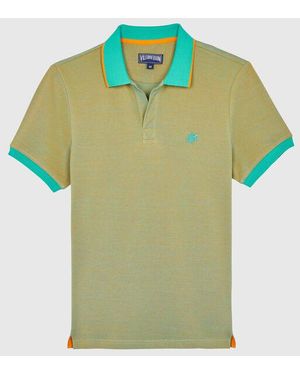 Vilebrequin Organic Cotton Colour Changing Polo Shirt - Green