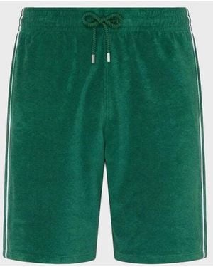 Vilebrequin Terry Bermuda Shorts Solid - Green