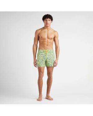 Vilebrequin Stretch Short Swim Shorts Oursinades - Green