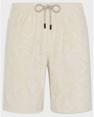 Vilebrequin Terry Bermuda Shorts Starlettes Jacquard - Natural