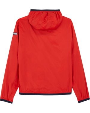 Vilebrequin Micro Ronde Des Tortues Windjacke Zum Wenden Für Herren - Rot