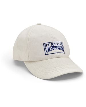 Vilebrequin Logo Kappe Aus Leinen Für Herren - Weiß