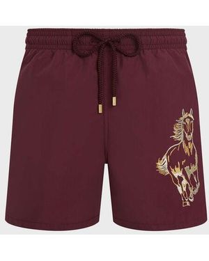 Vilebrequin Embroidered Swim Shorts Year Of The Horse