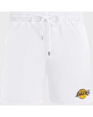 Vilebrequin Swim Trunks - X Los Angeles Lakers - Swimwear - Motu - White - Size Xxxl